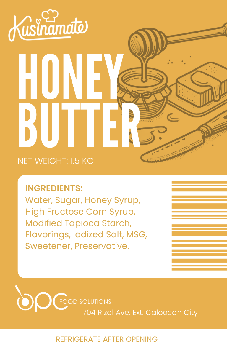 Honey Butter label
